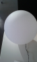 404551-SL led tafellamp - bol met diameter 30cm uit gesatineerd glas - tot einde voorraad  404551-SL