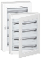 BOXPLUS24402-SCHN Volle deur voor BOXPLUS kast 24 modules 4R H750xH600  BOXPLUS24402-SCHN